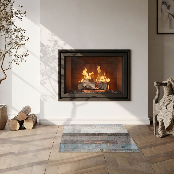 Szkło hartowane pod kominek Deski w różnych odcieniach