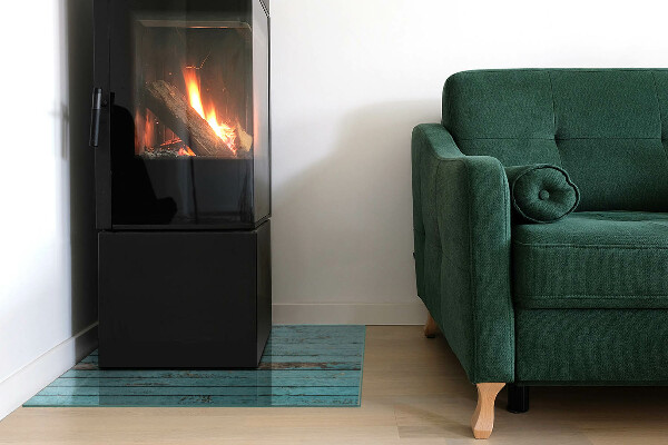 Szkło hartowane pod kominek Deski w stylu rustykalnym