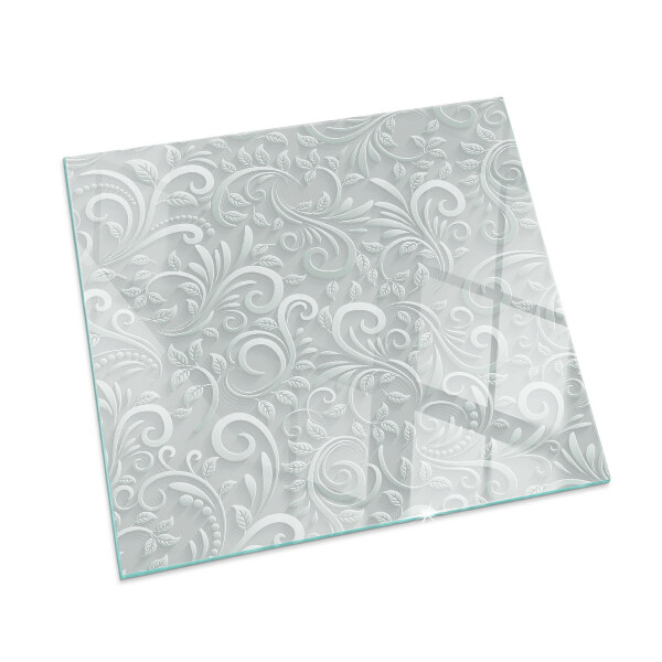 Panel kominkowy Elegancki wzór roślinny