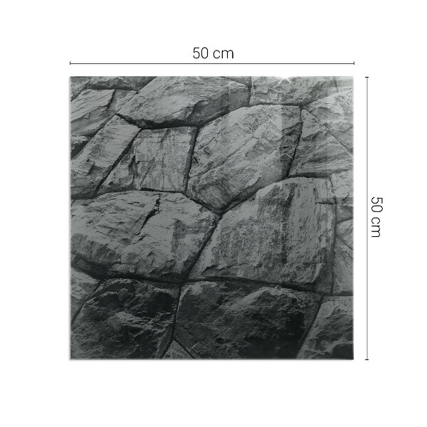 Szkło hartowane pod kominek Naturalny kamienny wzór