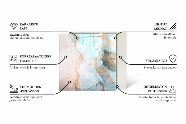 Panel kominkowy Naturalny wzór kamienia