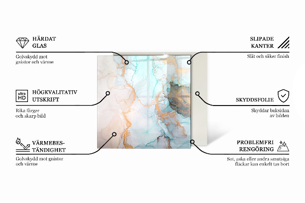 Panel kominkowy Kolor Morski