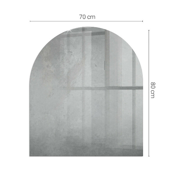 Szkło przed kominek Tekstura betonowa z efektem
