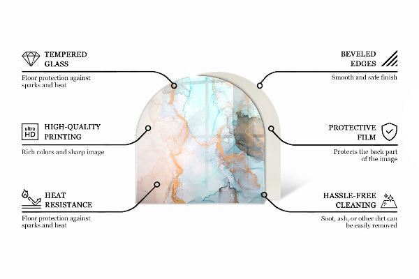 Szkło pod kozę Deska drewniana w układzie