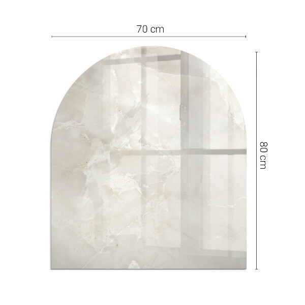 Szkło hartowane pod kozę Naturalny wzór marmuru