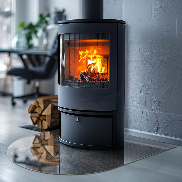 Szkło pod kozę Tekstura surowej powierzchni