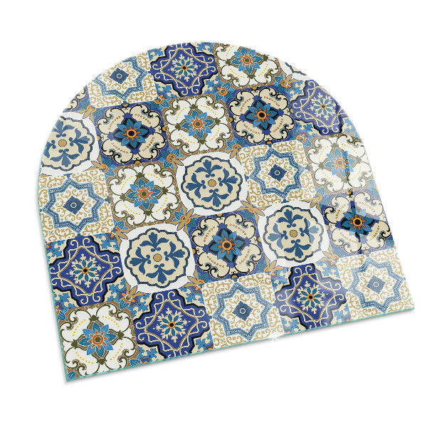 Szkło pod kozę Wzór mozaiki z kwiatami