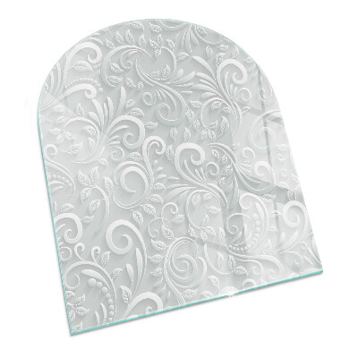 Szkło hartowane pod kozę Elegancki wzór roślinny