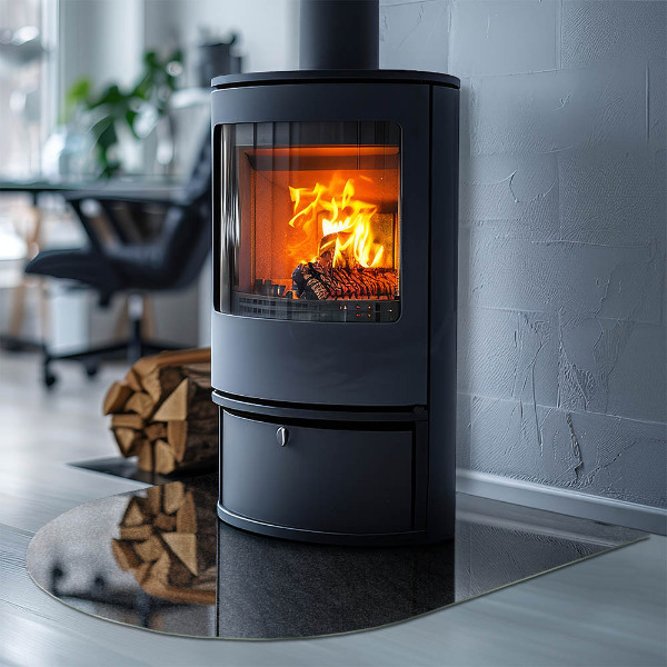 Szkło pod kozę Tekstura kamiennej powierzchni