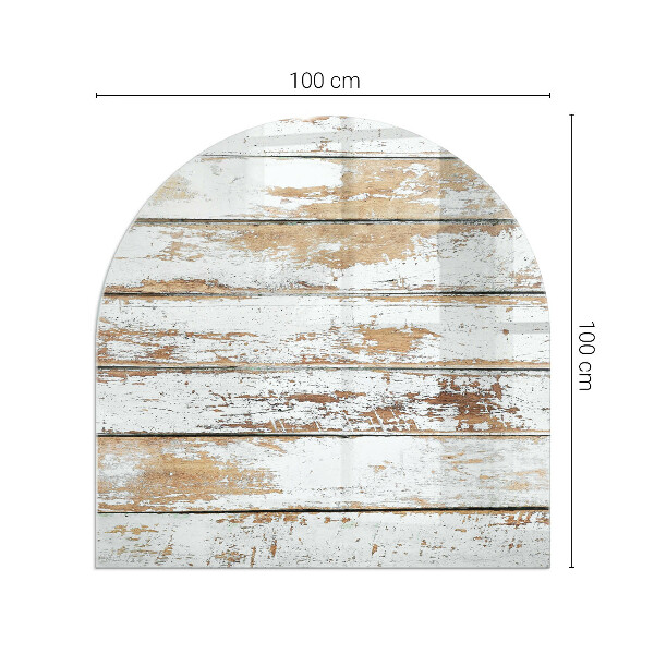 Szkło pod kozę Zniszczona drewniana deska