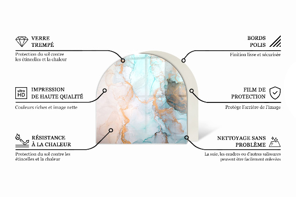 Szkło pod kozę Tekstura surowego betonu