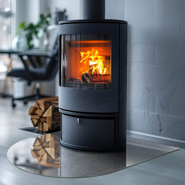 Szkło pod kozę Tekstura surowego betonu