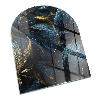 Szkło pod kozę Eleganckie liście w fakturze