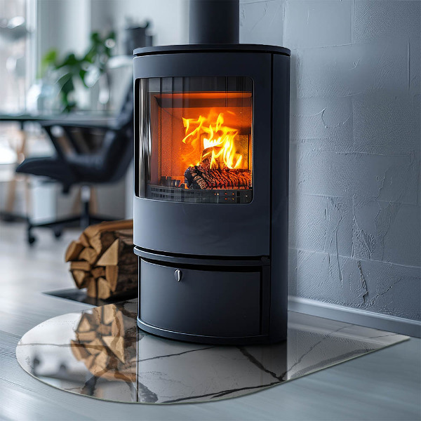 Szkło hartowane pod kozę Wzór marmurowych żył