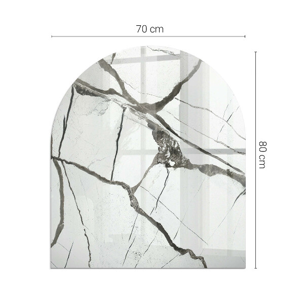 Szkło hartowane pod kozę Wzór marmurowych żył