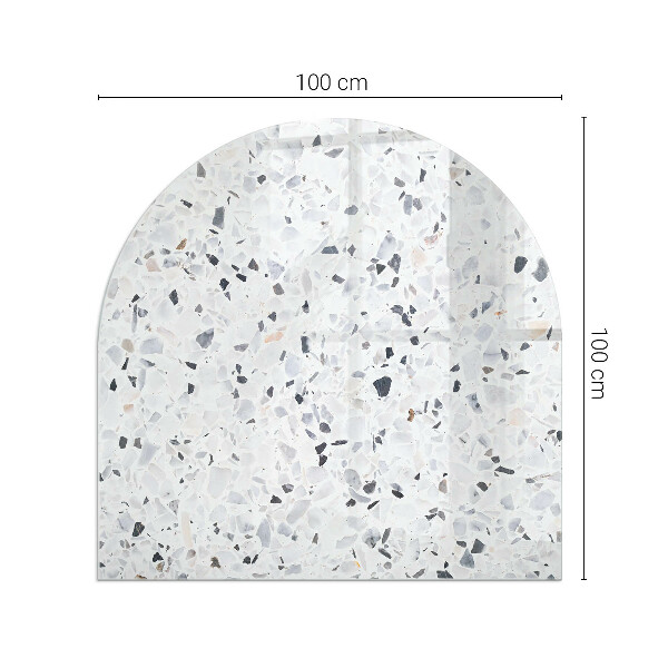 Szkło hartowane pod kozę Wzór kamienny z drobinkami