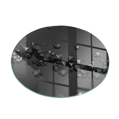 Podstawka pod kominek Abstrakcyjna chmura brył