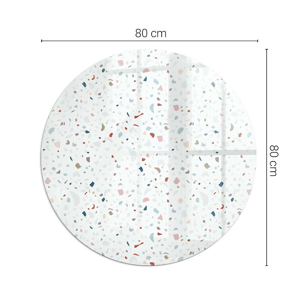 Szyba pod kominek Wzór z drobnymi kształtami