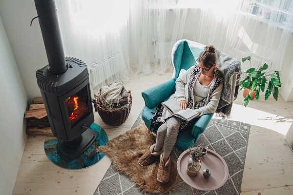 Szyba pod kominek Abstrakcyjny wzór organiczny