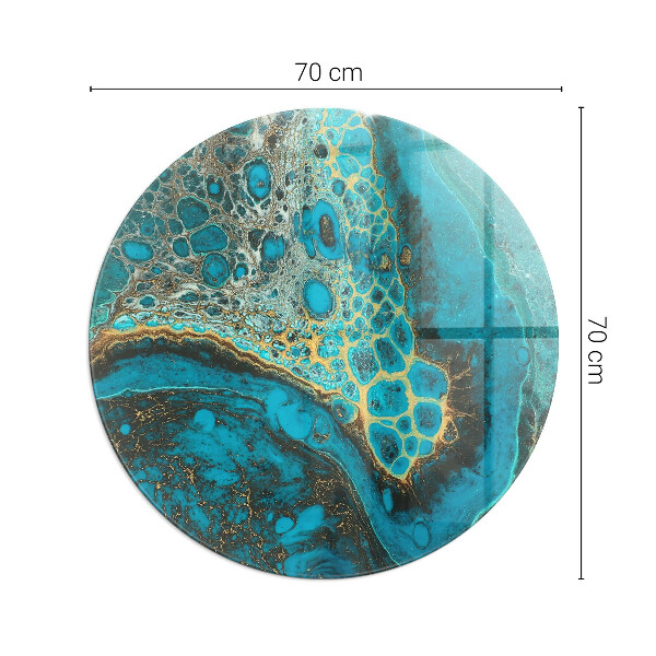 Szyba pod kominek Abstrakcyjny wzór organiczny