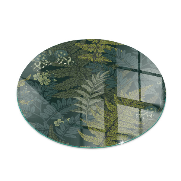 Podstawka pod kominek Motywy roślinne z motylami