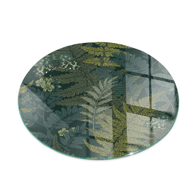 Podstawka pod kominek Motywy roślinne z motylami