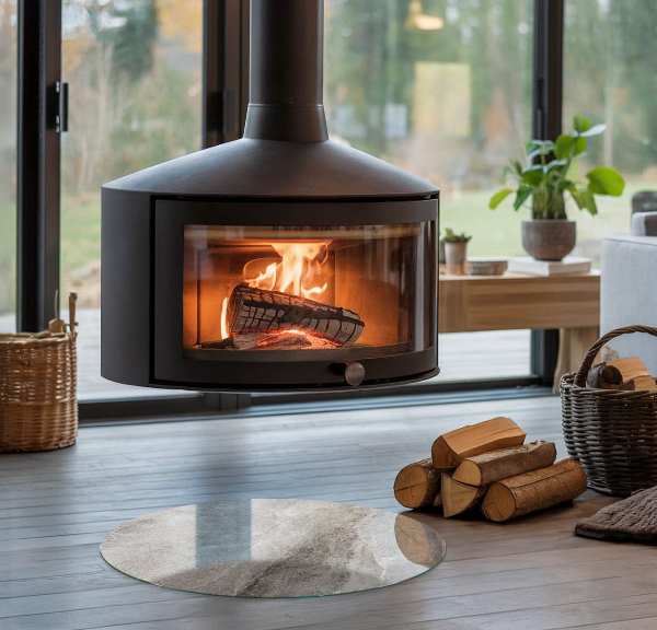 Podstawka pod kominek Naturalny wzór kamienia