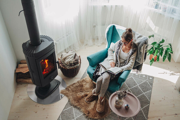 Podstawka pod kominek Kolor Szary