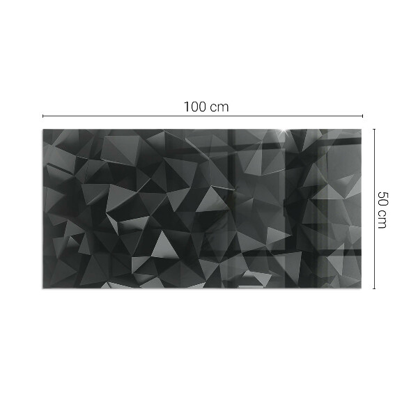 Szkło pod kominek Trójwymiarowa geometria