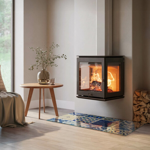 Podkładka pod kominek Wzory ceramicznych płytek