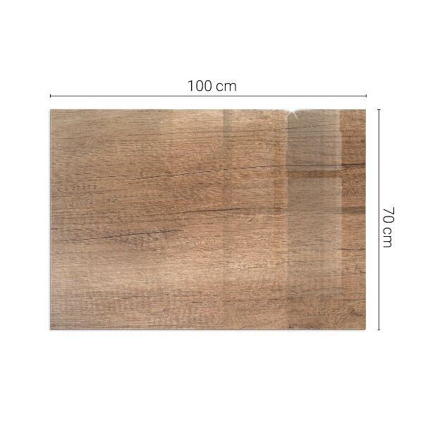 Szkło pod kominek Naturalny wzór drewna