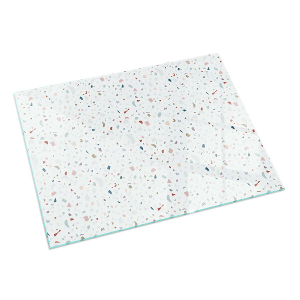 Szkło pod kominek Wzór z drobnymi kształtami