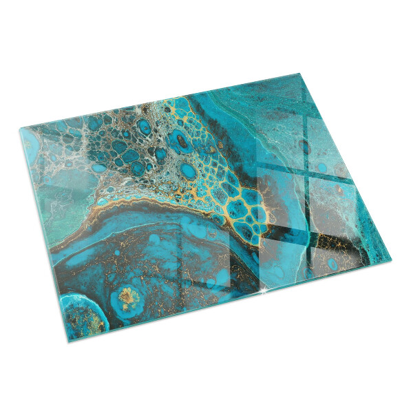 Szkło pod kominek Abstrakcyjny wzór organiczny