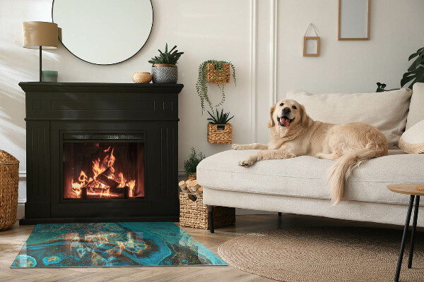 Szkło pod kominek Abstrakcyjny wzór organiczny