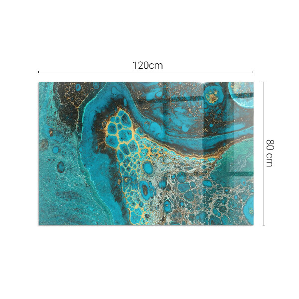 Szkło pod kominek Abstrakcyjny wzór organiczny