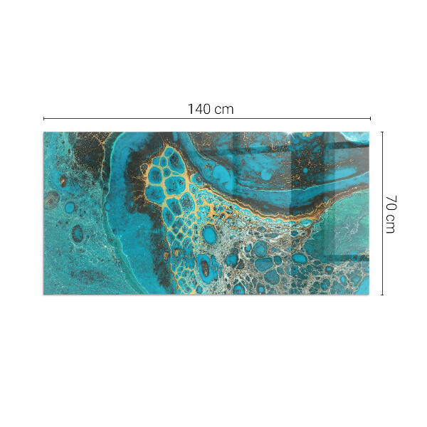Szkło pod kominek Abstrakcyjny wzór organiczny