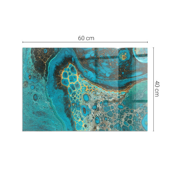 Szkło pod kominek Abstrakcyjny wzór organiczny