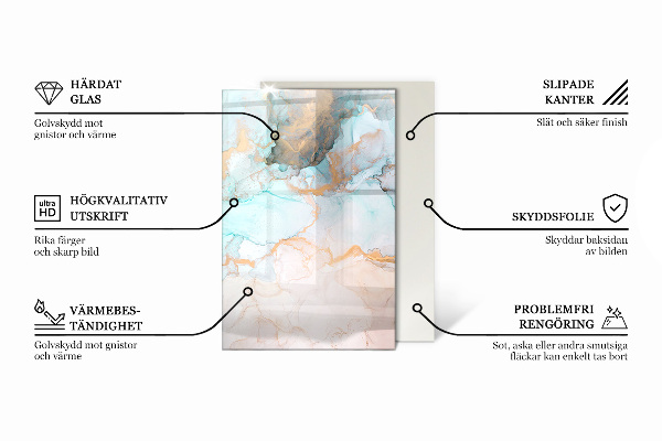 Szkło pod kominek Tekstura naturalnego kamienia