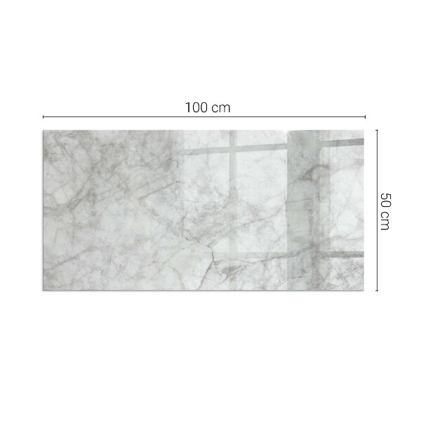 Szkło pod kominek Wzór marmurowej struktury