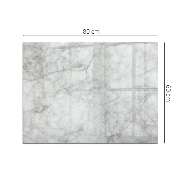 Szkło pod kominek Wzór marmurowej struktury