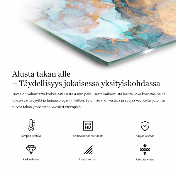 Szkło pod kominek Tekstura surowego betonu