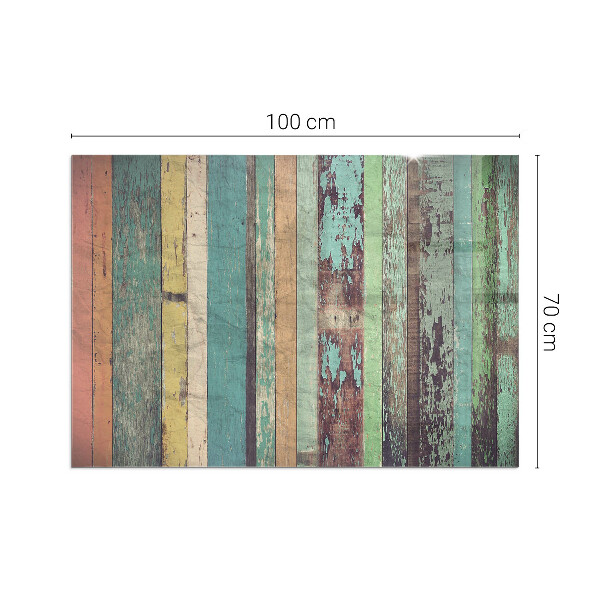 Podkładka pod kominek Deski w różnych odcieniach