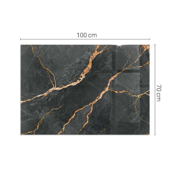 Podkładka pod kominek Elegancki marmur z żyłkami