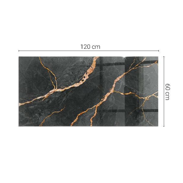 Podkładka pod kominek Elegancki marmur z żyłkami