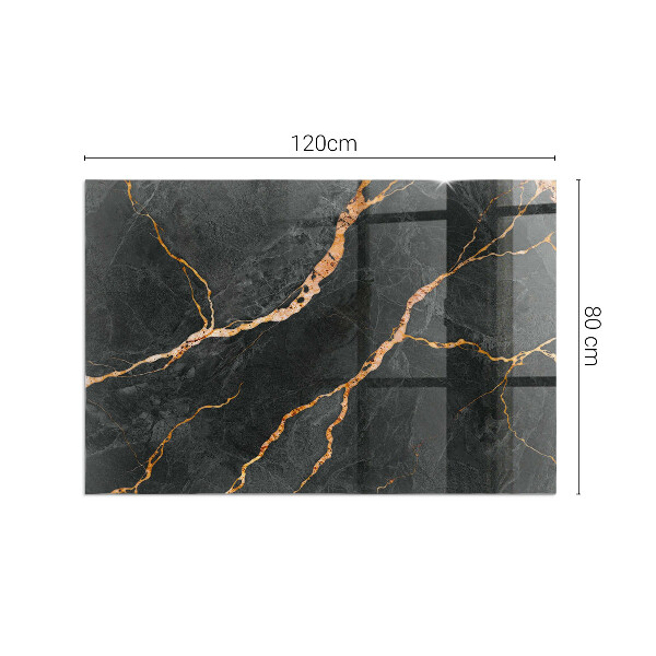 Podkładka pod kominek Elegancki marmur z żyłkami