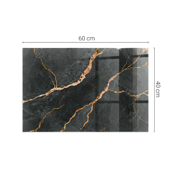 Podkładka pod kominek Elegancki marmur z żyłkami