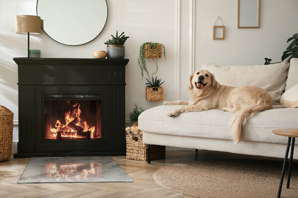 Podkładka pod kominek Naturalny wzór kamienia