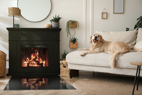 Podkładka pod kominek Kolor Czarny