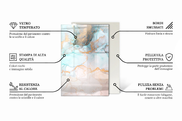 Podkładka pod kominek Kolor Jasnokremowy