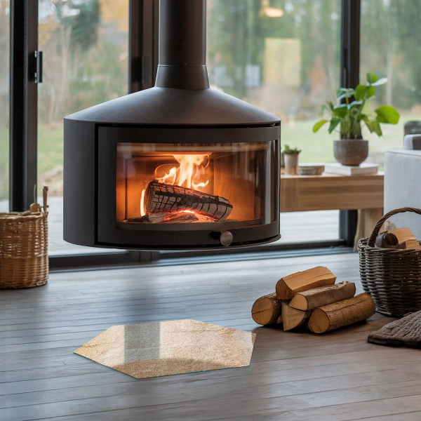 Podstawa kominkowa Tekstura naturalnego kamienia